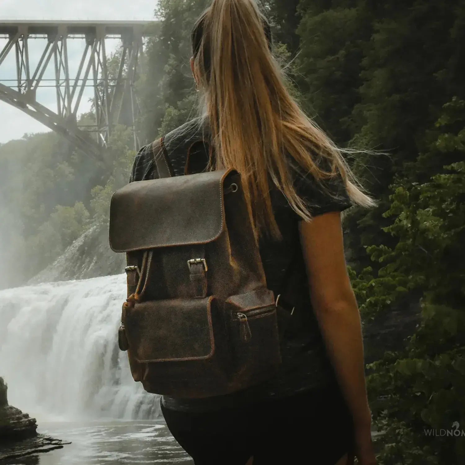 Hugo Handmade Genuine Leather Backpack