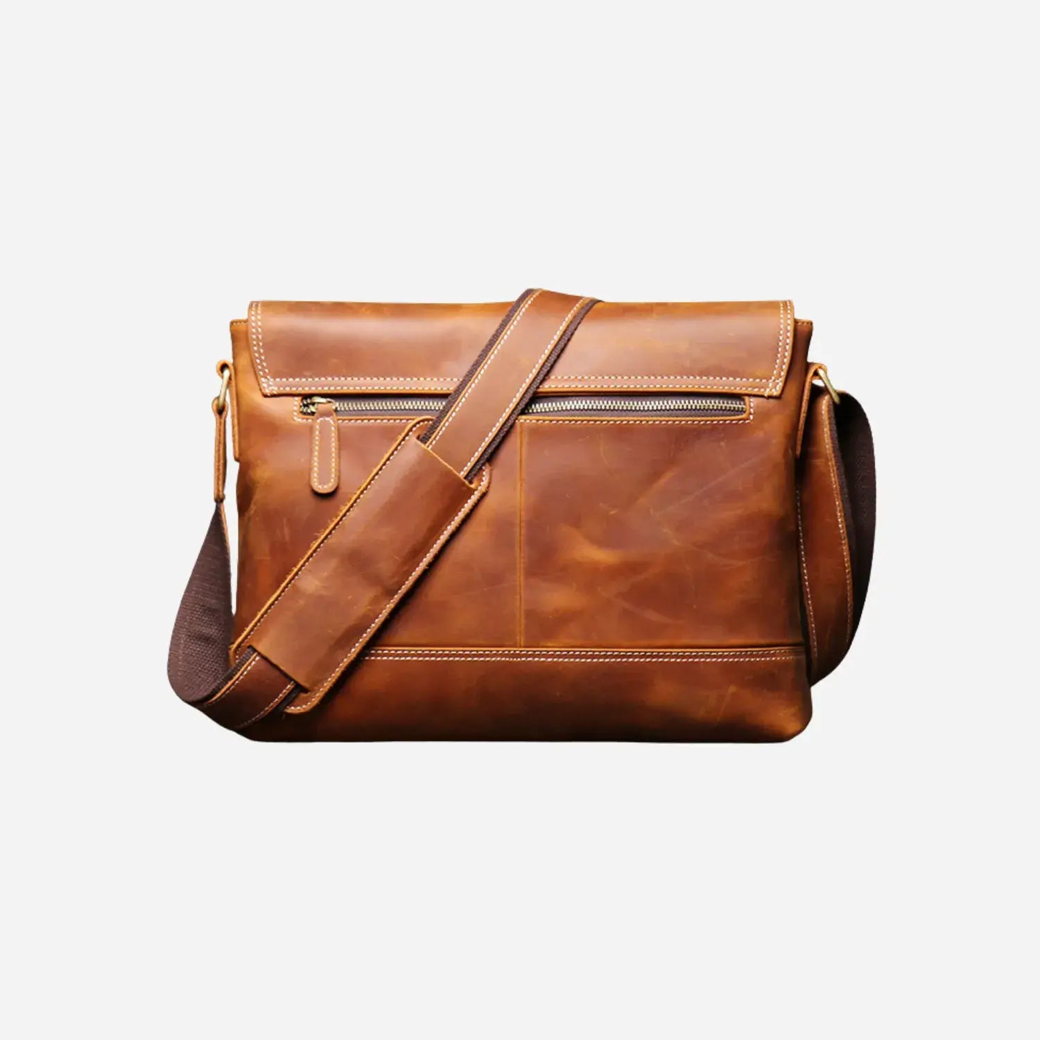 Montel - Vintage Leather Messenger Bag