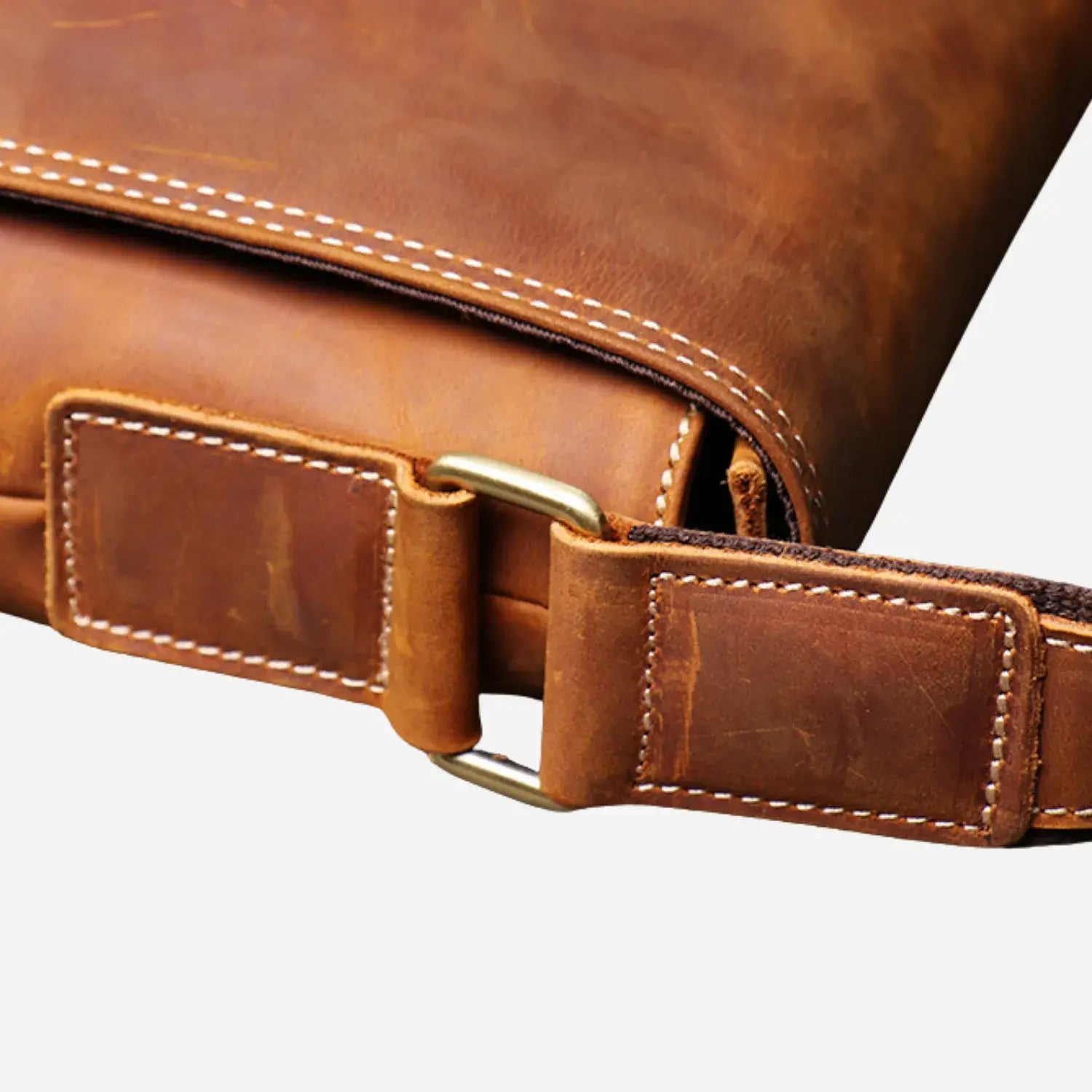 Montel - Vintage Leather Messenger Bag