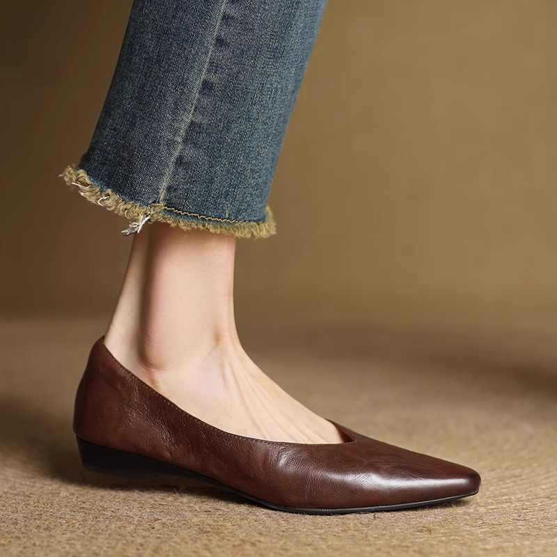 Valmir Authentic Leather Slip-On Mules