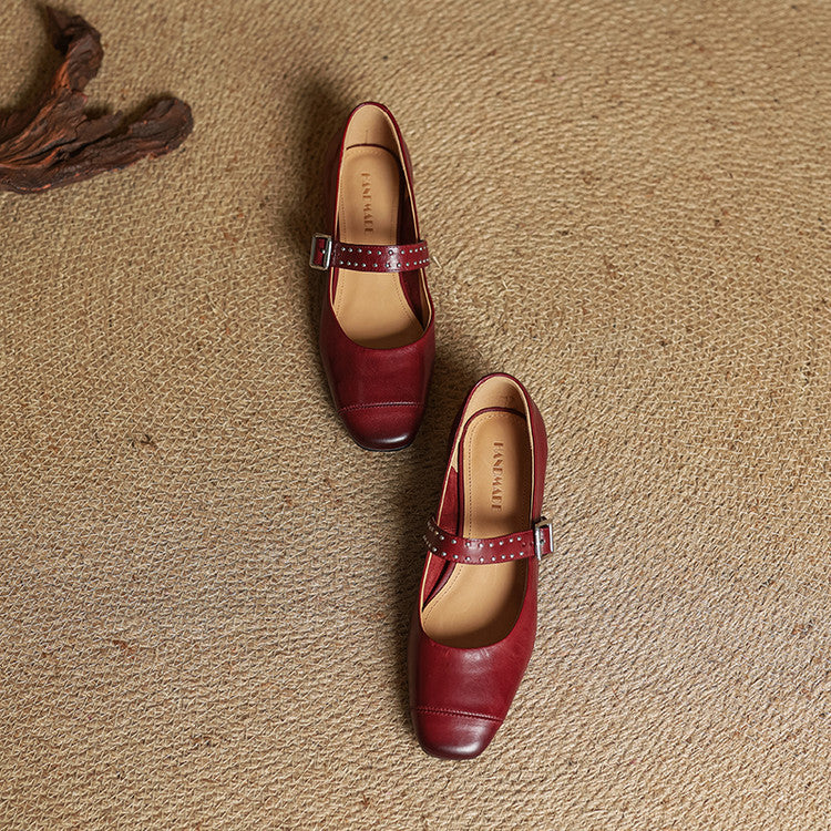 Leona Genuine Leather Shoes