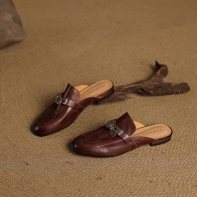 Paloma Genuine Leather Mules