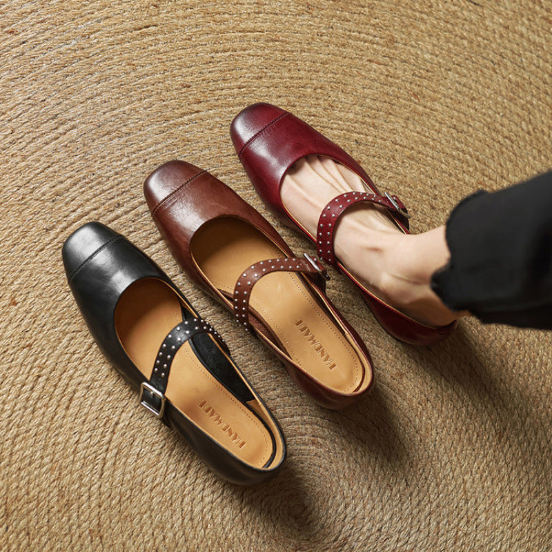 Leona Genuine Leather Shoes