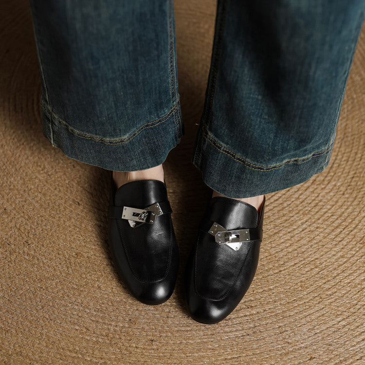 Paloma Genuine Leather Mules