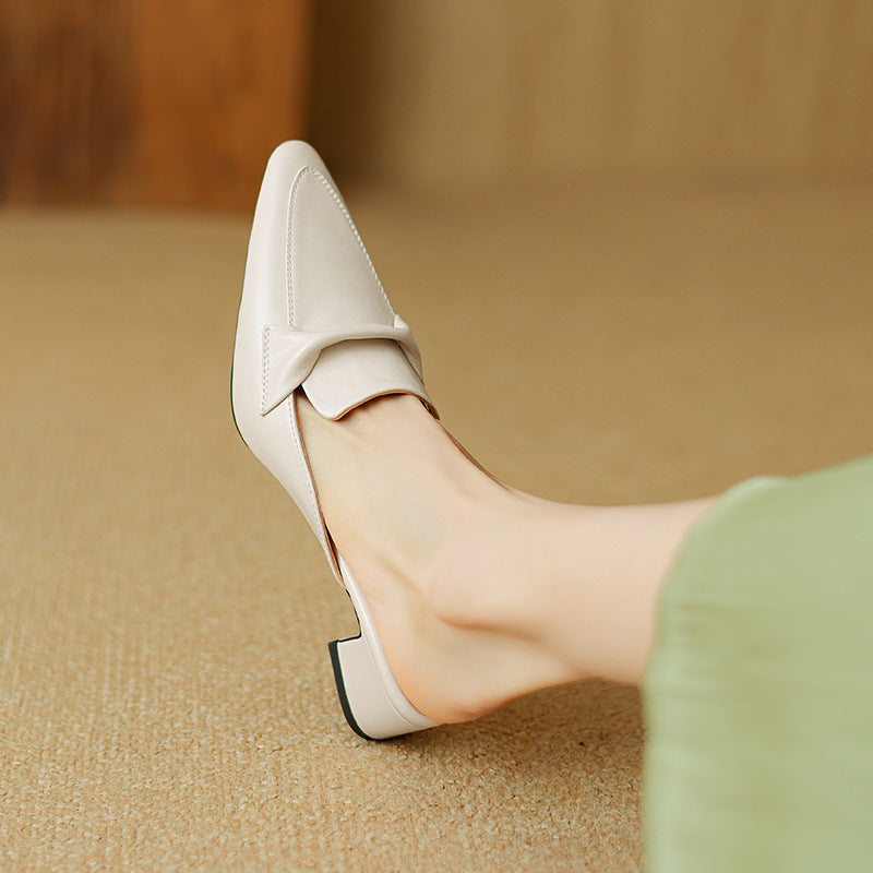 Genuine Leather Erlen Mules