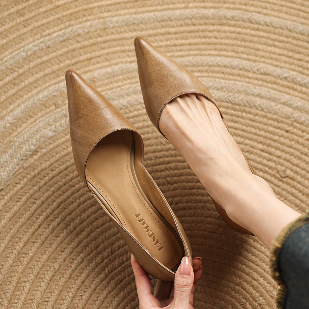 Carlen Authentic Leather High Heels