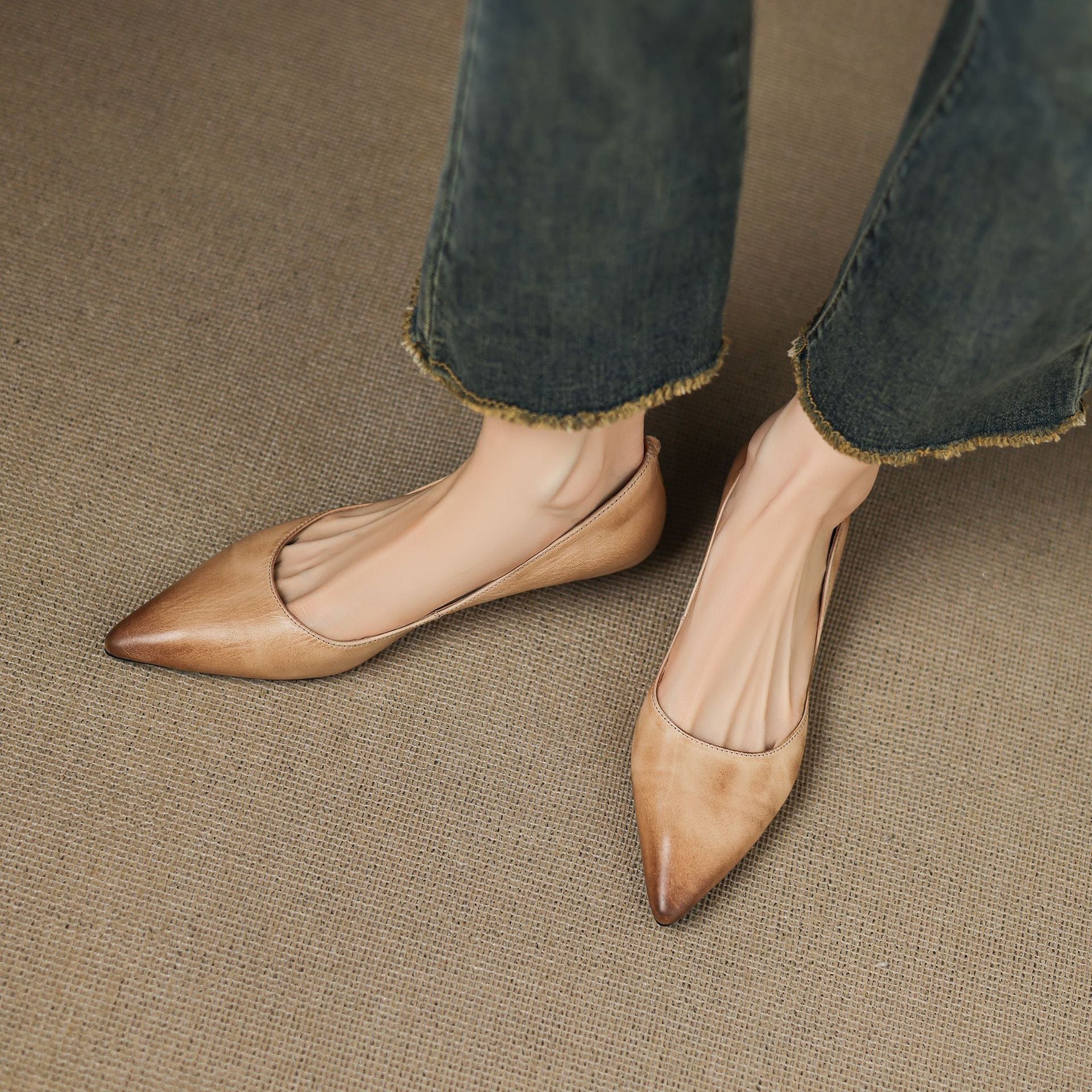 Manole - Genuine Leather Ballet Flats