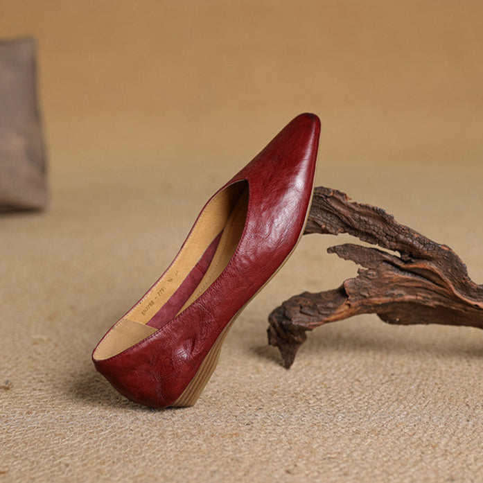 Valmir Authentic Leather Slip-On Mules