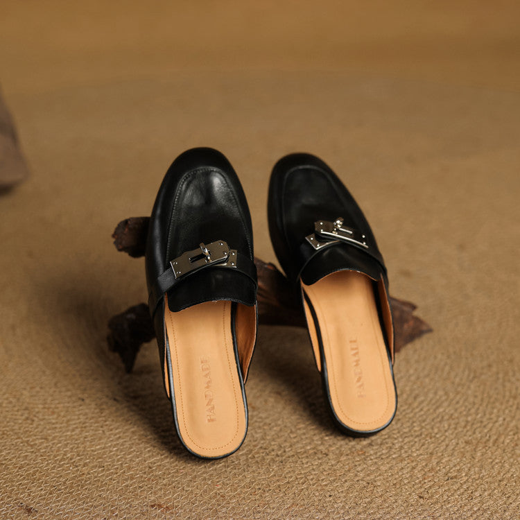Paloma Genuine Leather Mules