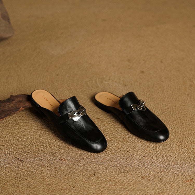 Paloma Genuine Leather Mules