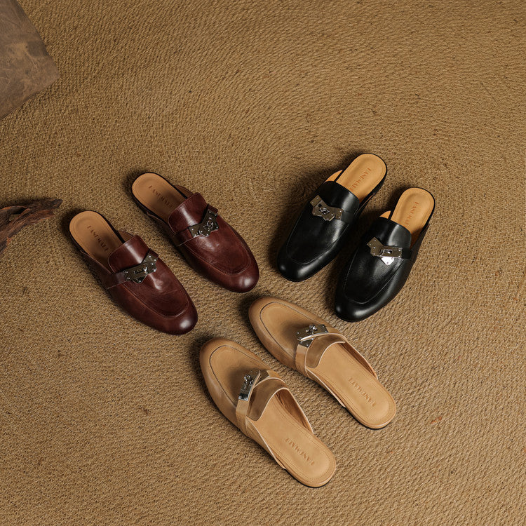 Paloma Genuine Leather Mules