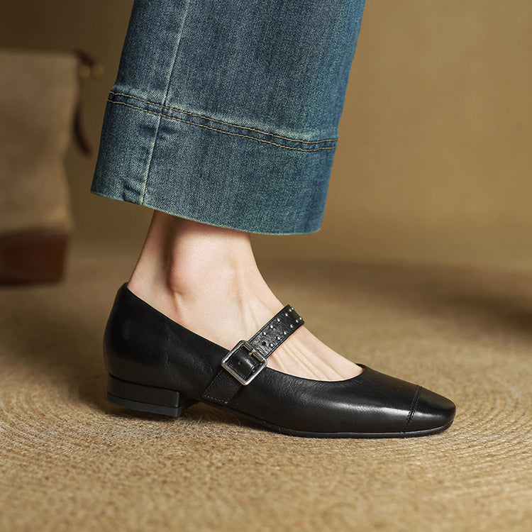 Leona Genuine Leather Shoes