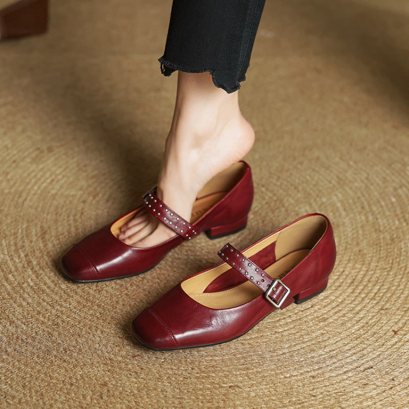 Leona Genuine Leather Shoes