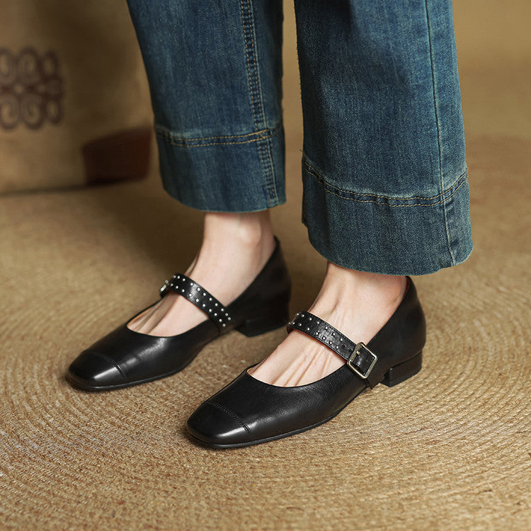 Leona Genuine Leather Shoes