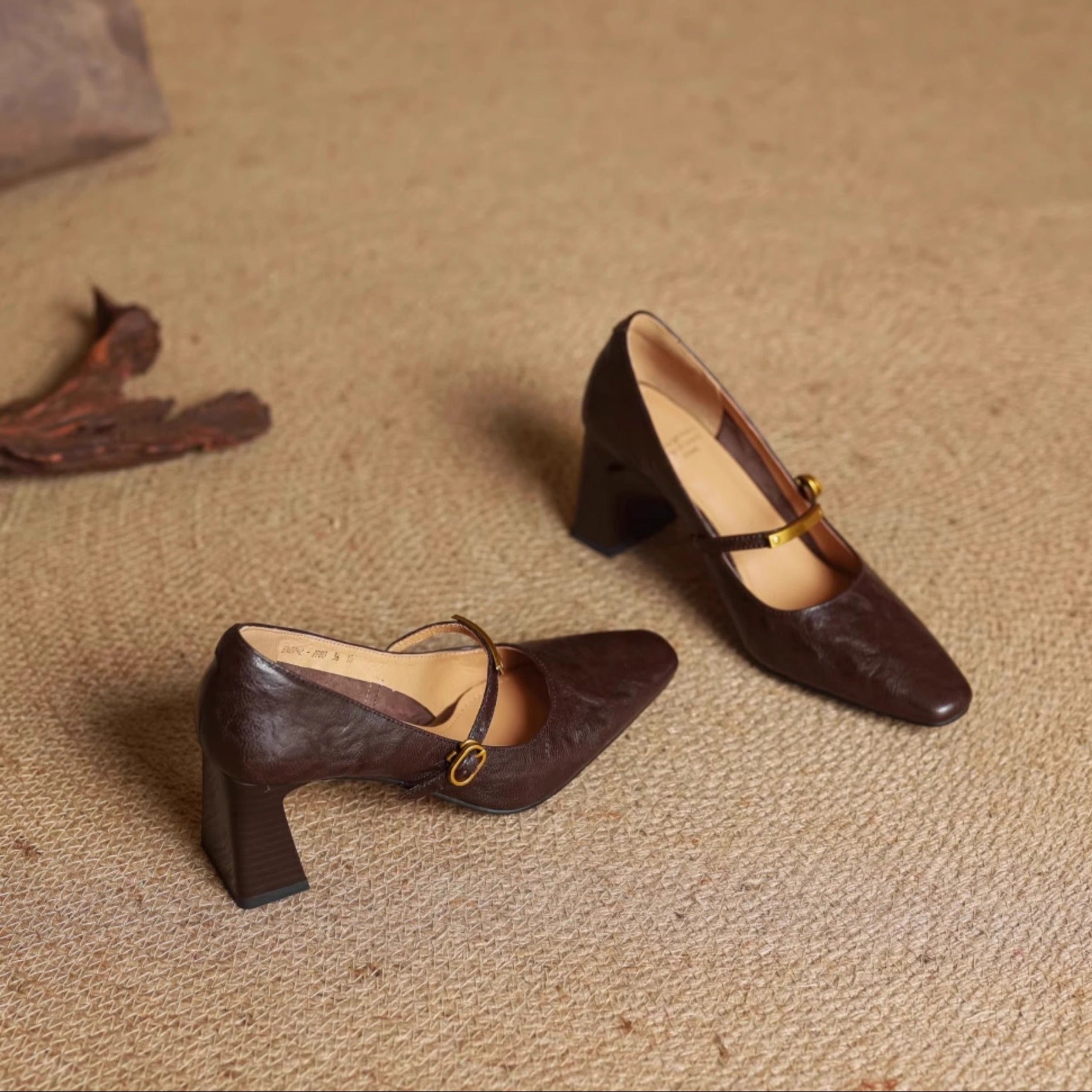 Lyra - Genuine Leather High Heels