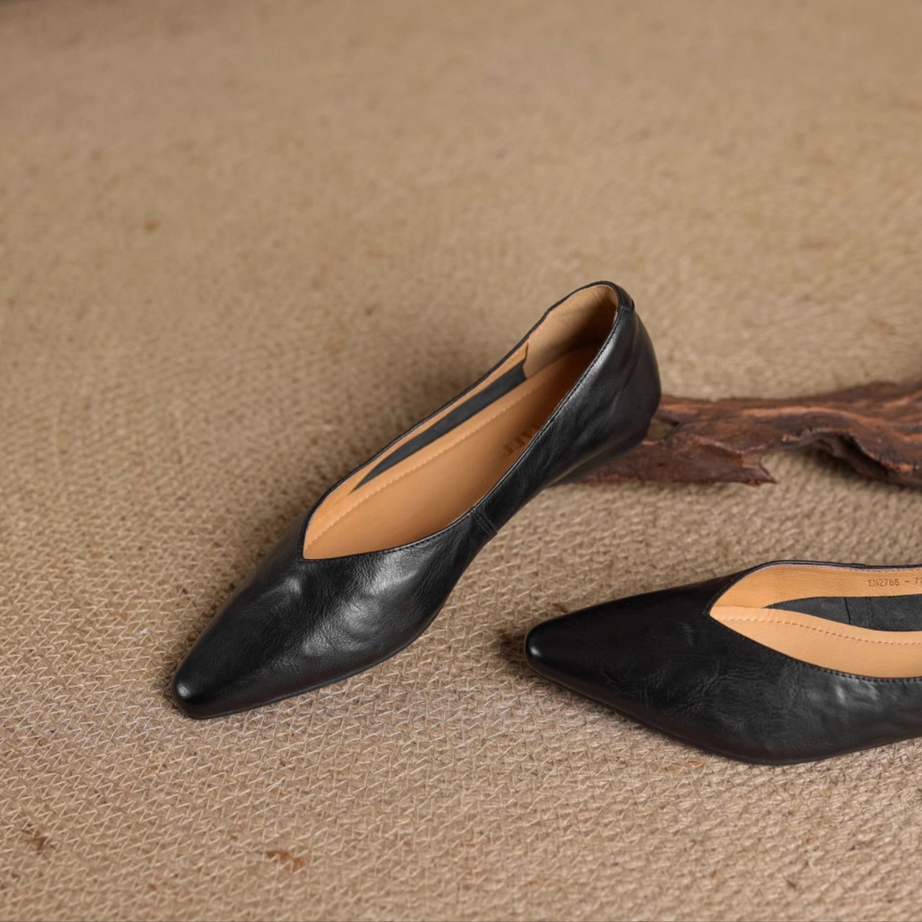 Valmir Authentic Leather Slip-On Mules