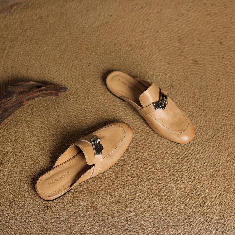 Paloma Genuine Leather Mules