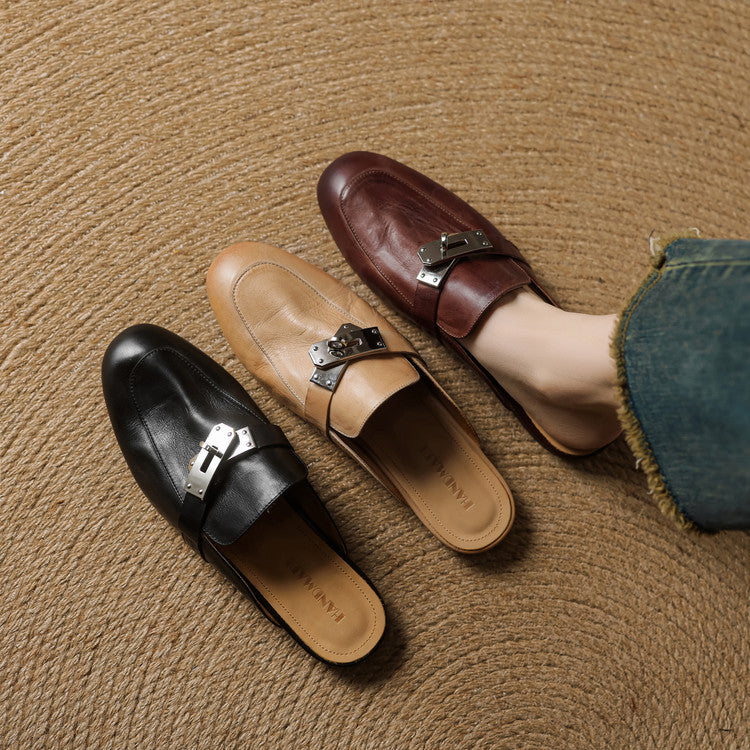 Paloma Genuine Leather Mules