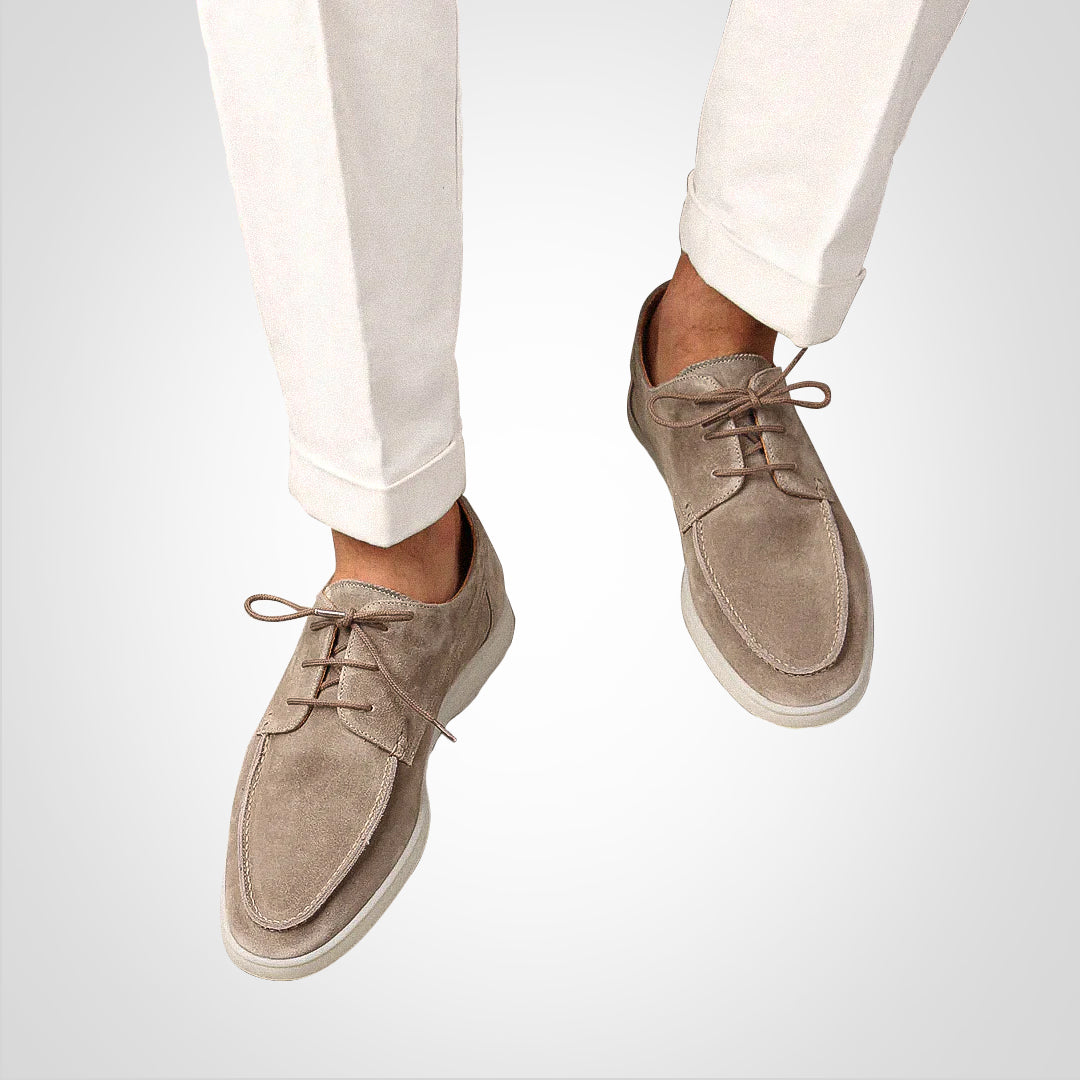 Lorenzo Suede Laced Loafers