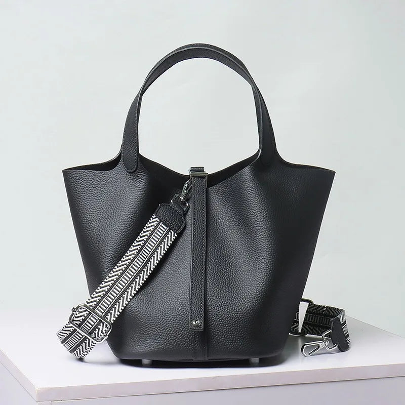 Elora Genuine Leather Tote Bag
