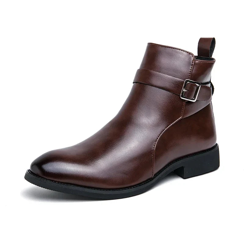 Miles Leather Ankle Boots
