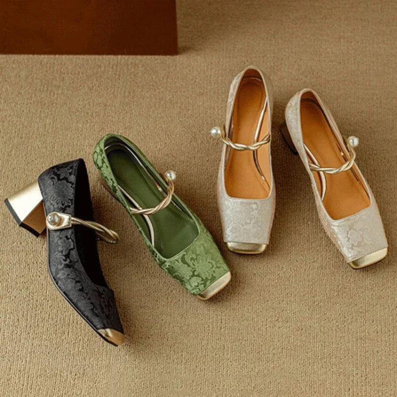 Elana Chunky Heeled Shoes