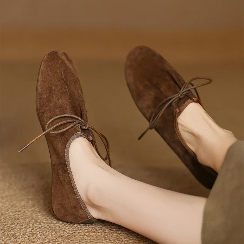 Elara Soft Suede Loafers