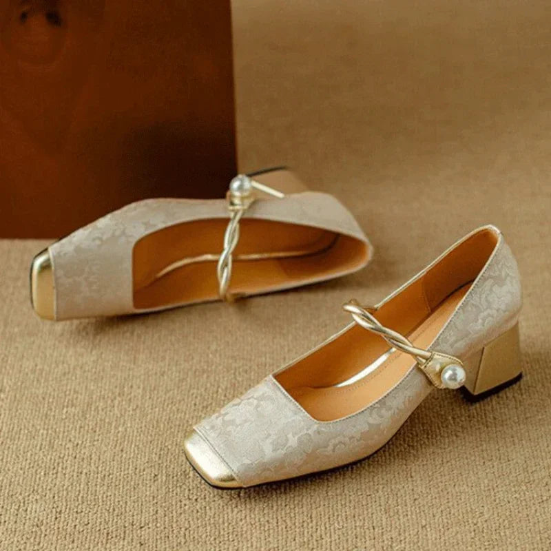 Elana Chunky Heeled Shoes