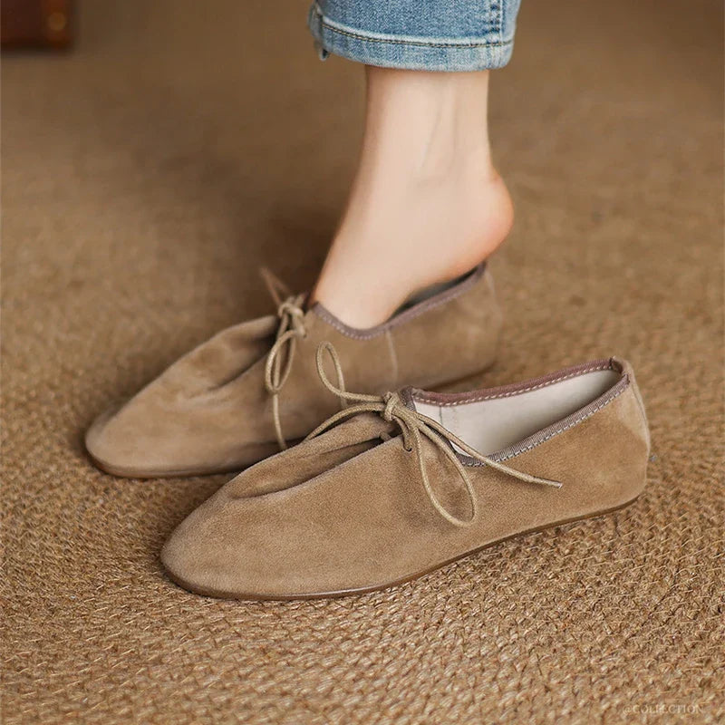 Elara Soft Suede Loafers
