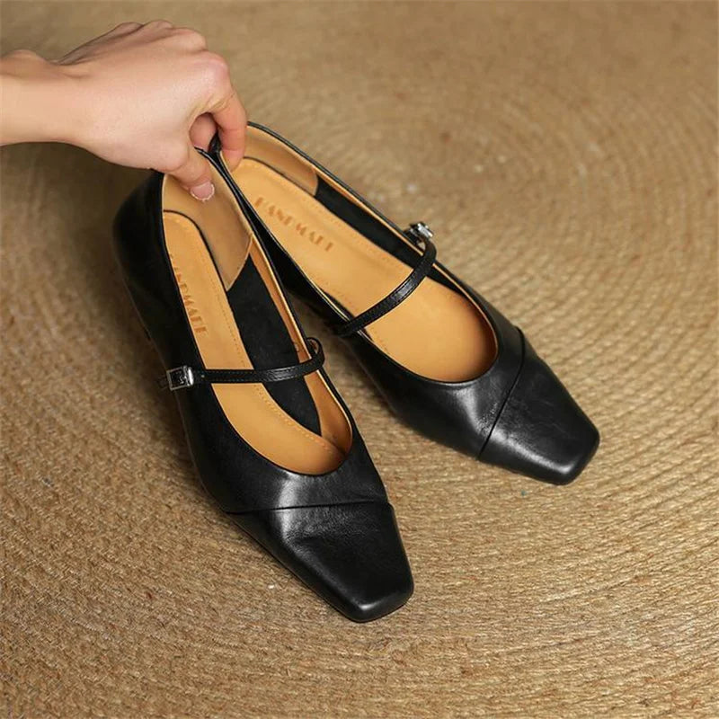 Velin Authentic Leather Heels