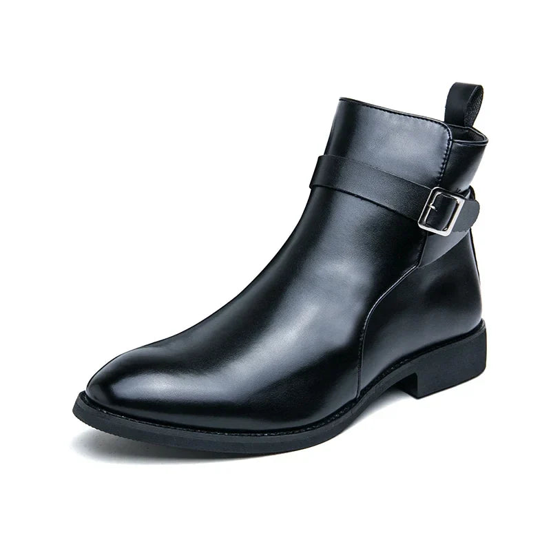 Miles Leather Ankle Boots