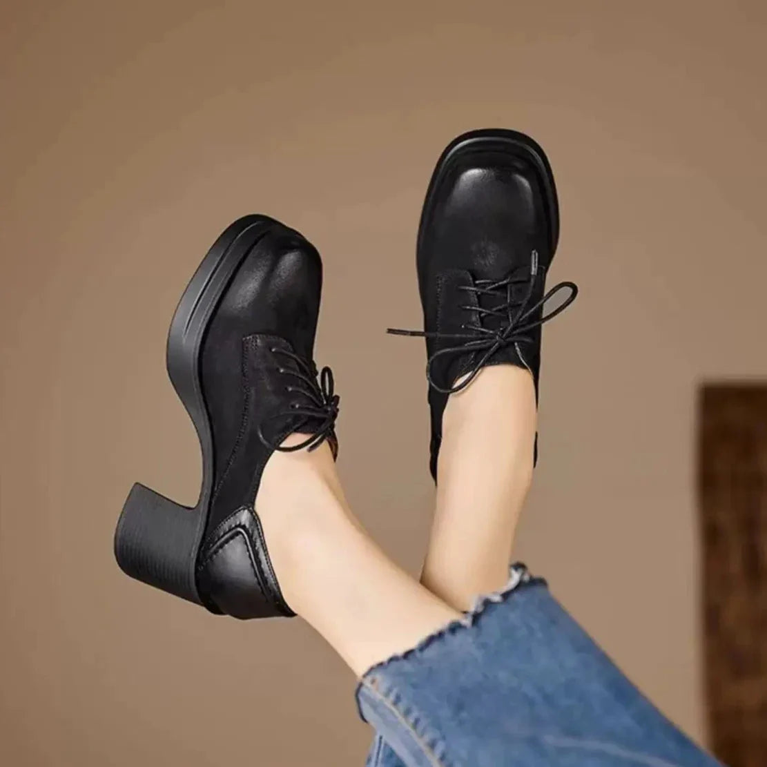 Zoira Chunky Heeled Shoes