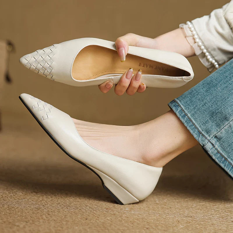 Zelith Genuine Leather Heels