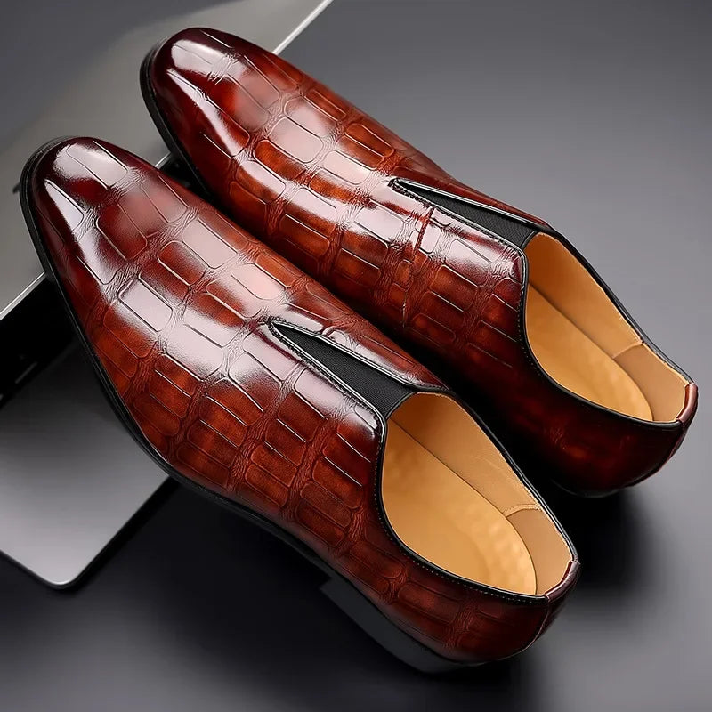 CASTOR Genuine Leather Loafers