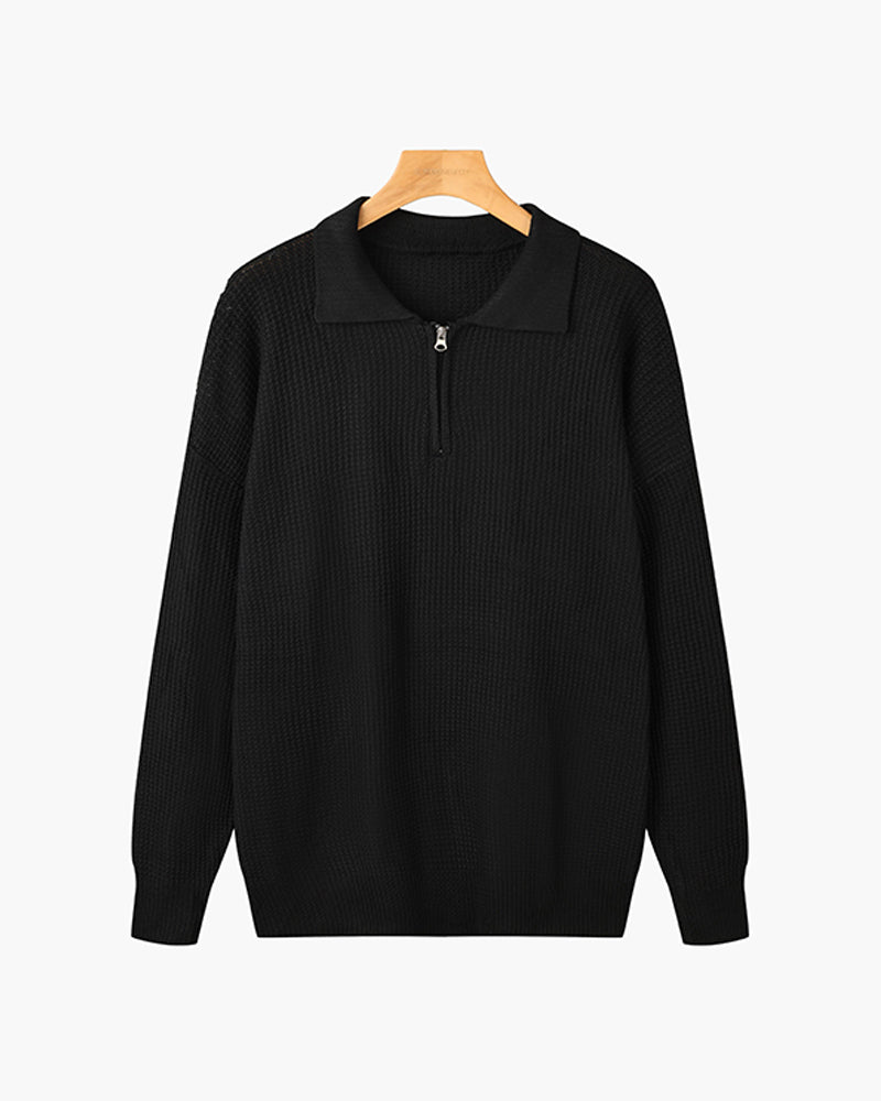 GONGJU Zip-Up Sweater