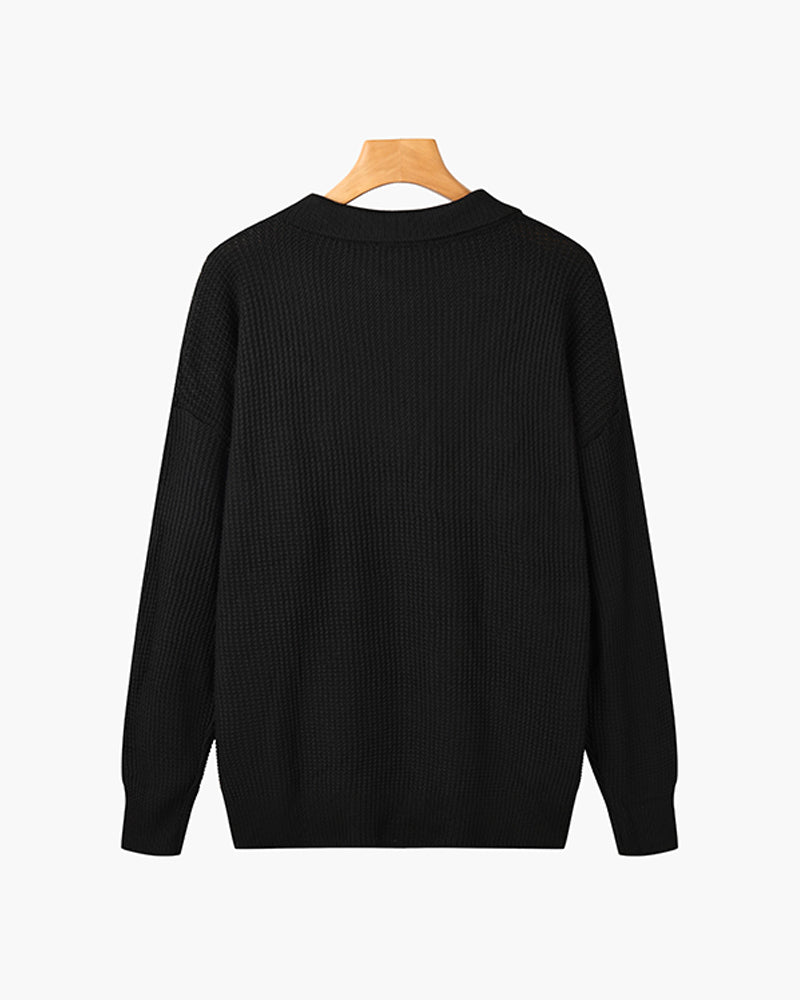 GONGJU Zip-Up Sweater