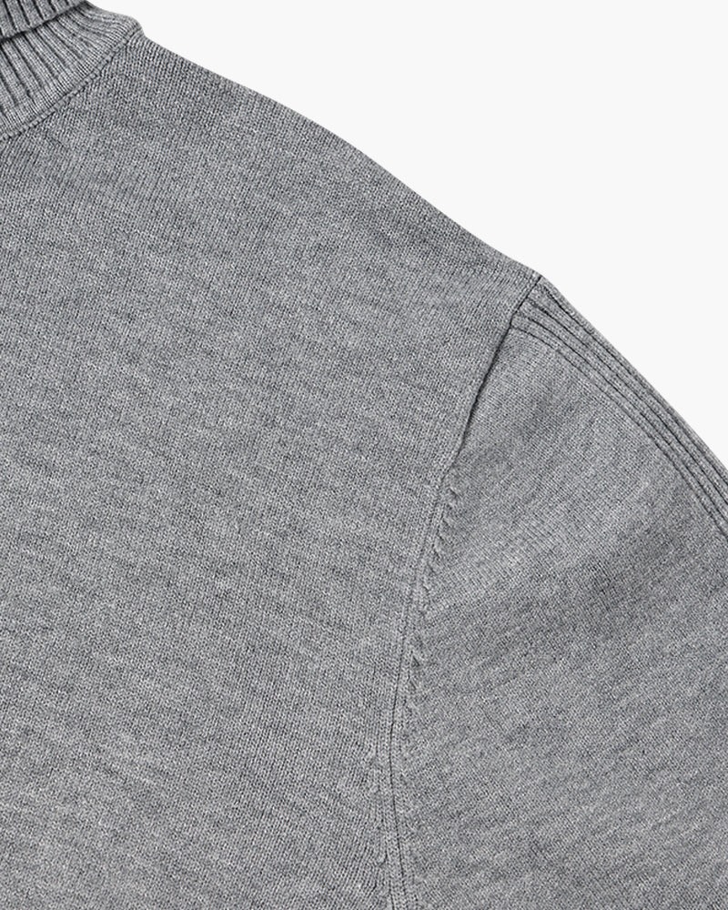 JANGSAN Merino Wool Turtle Neck Sweater