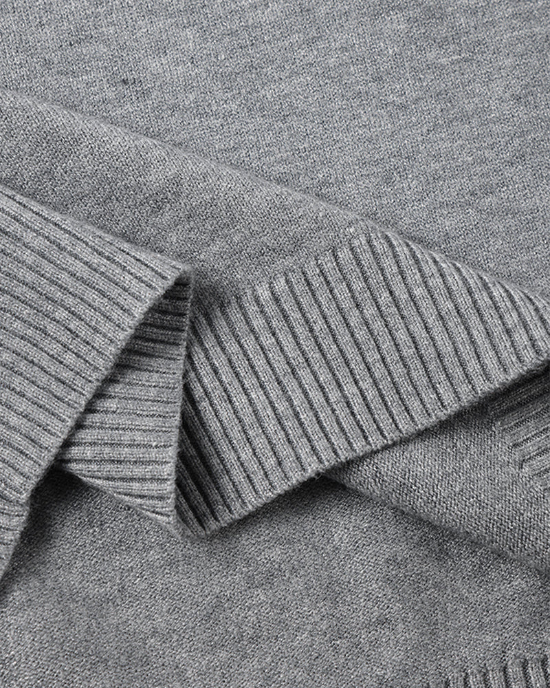 JANGSAN Merino Wool Turtle Neck Sweater