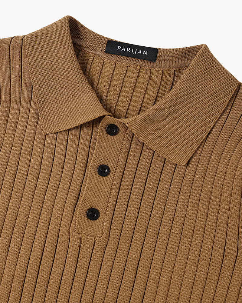 GIMCHEON Knit Polo Tee