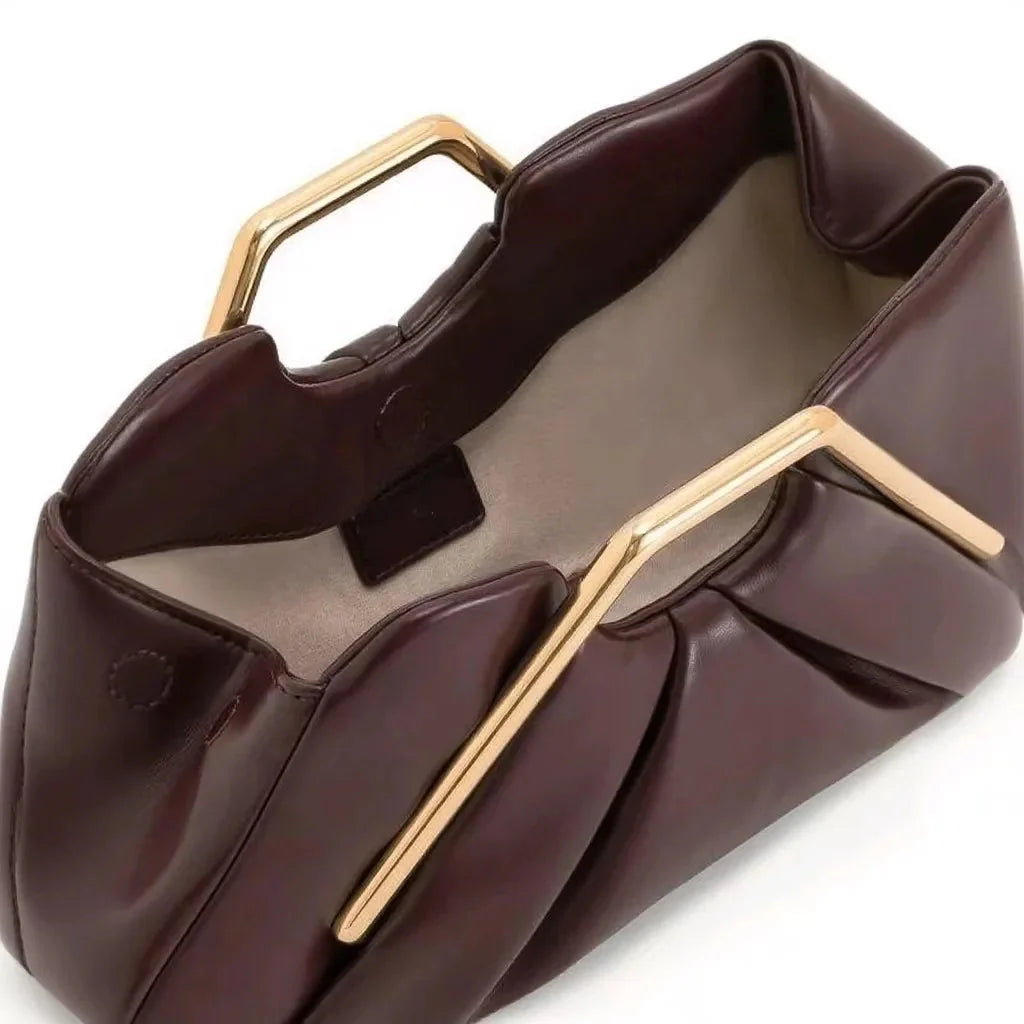 Leona Curved Elegance Clutch