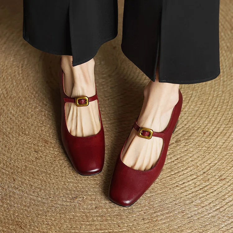 Luisa Authentic Leather High Heels