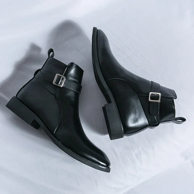 Miles Leather Ankle Boots