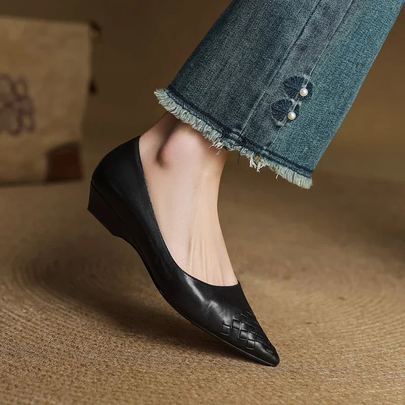 Zelith Genuine Leather Heels