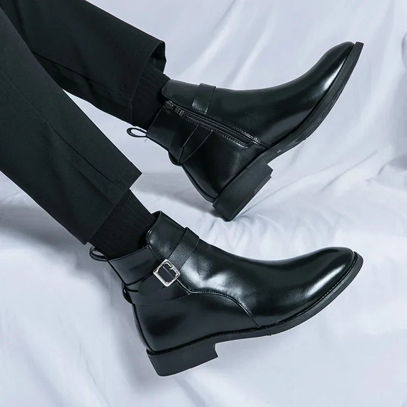 Miles Leather Ankle Boots