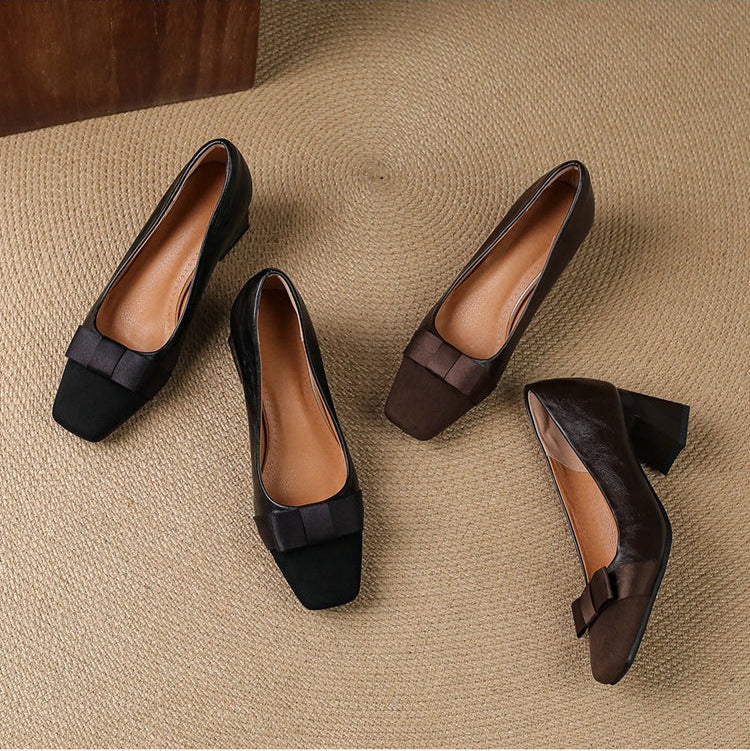 Blair Chunky Heeled Pumps