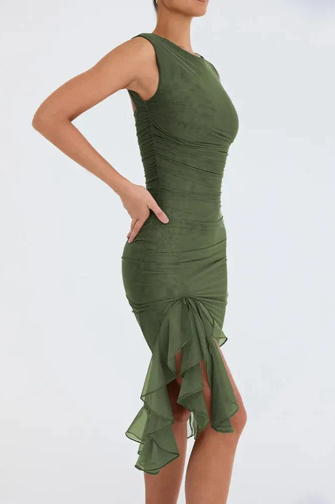 Odetta™ - Tiered Ruffle Midi Dress