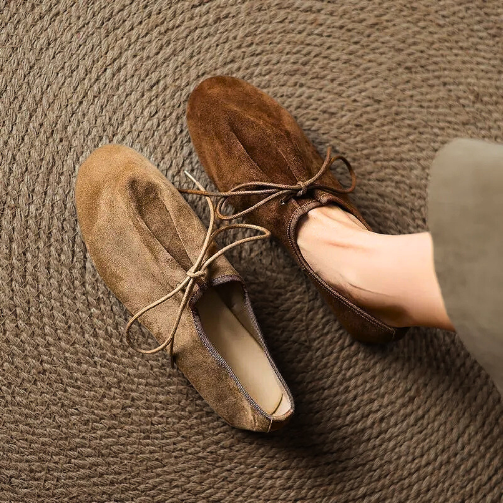 Elara Soft Suede Loafers