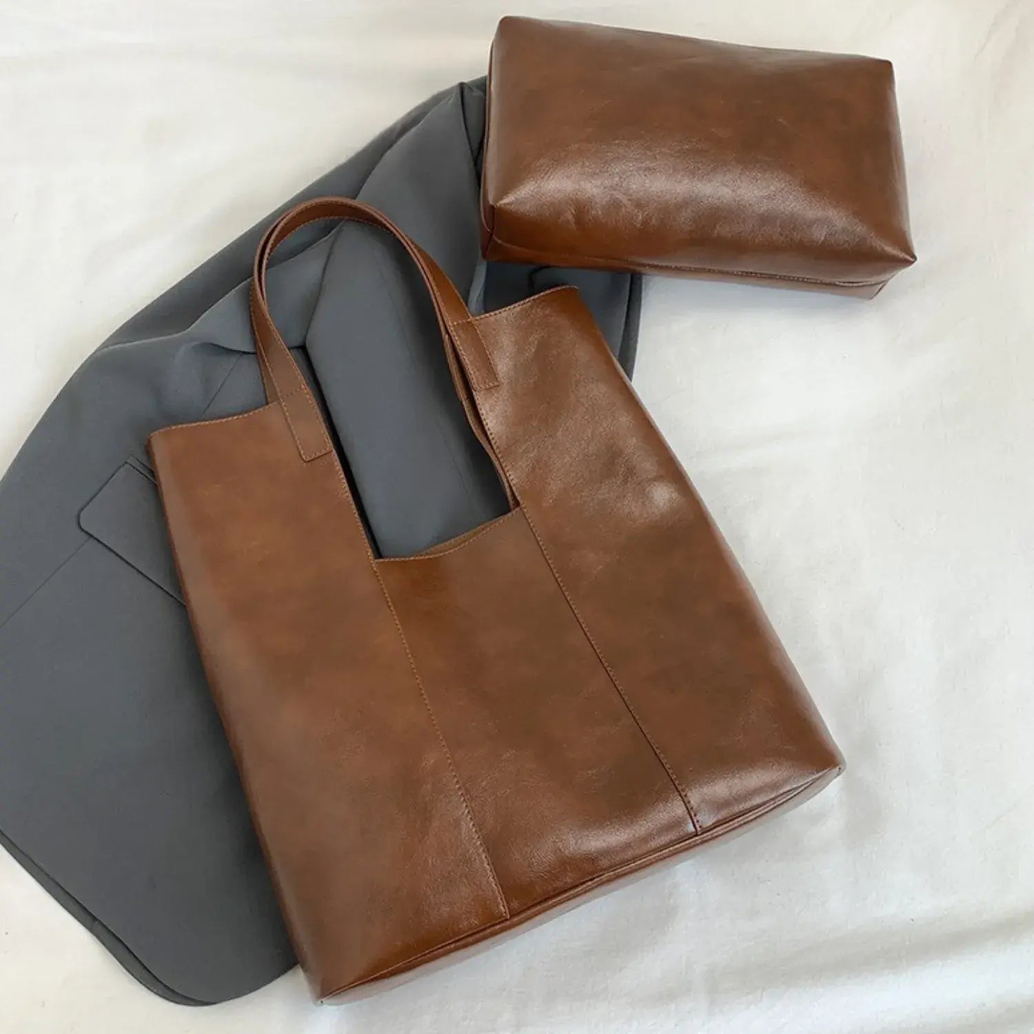 Veloura Tote with clutch Bag
