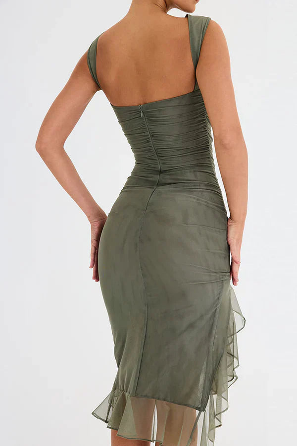 Odetta™ - Tiered Ruffle Midi Dress
