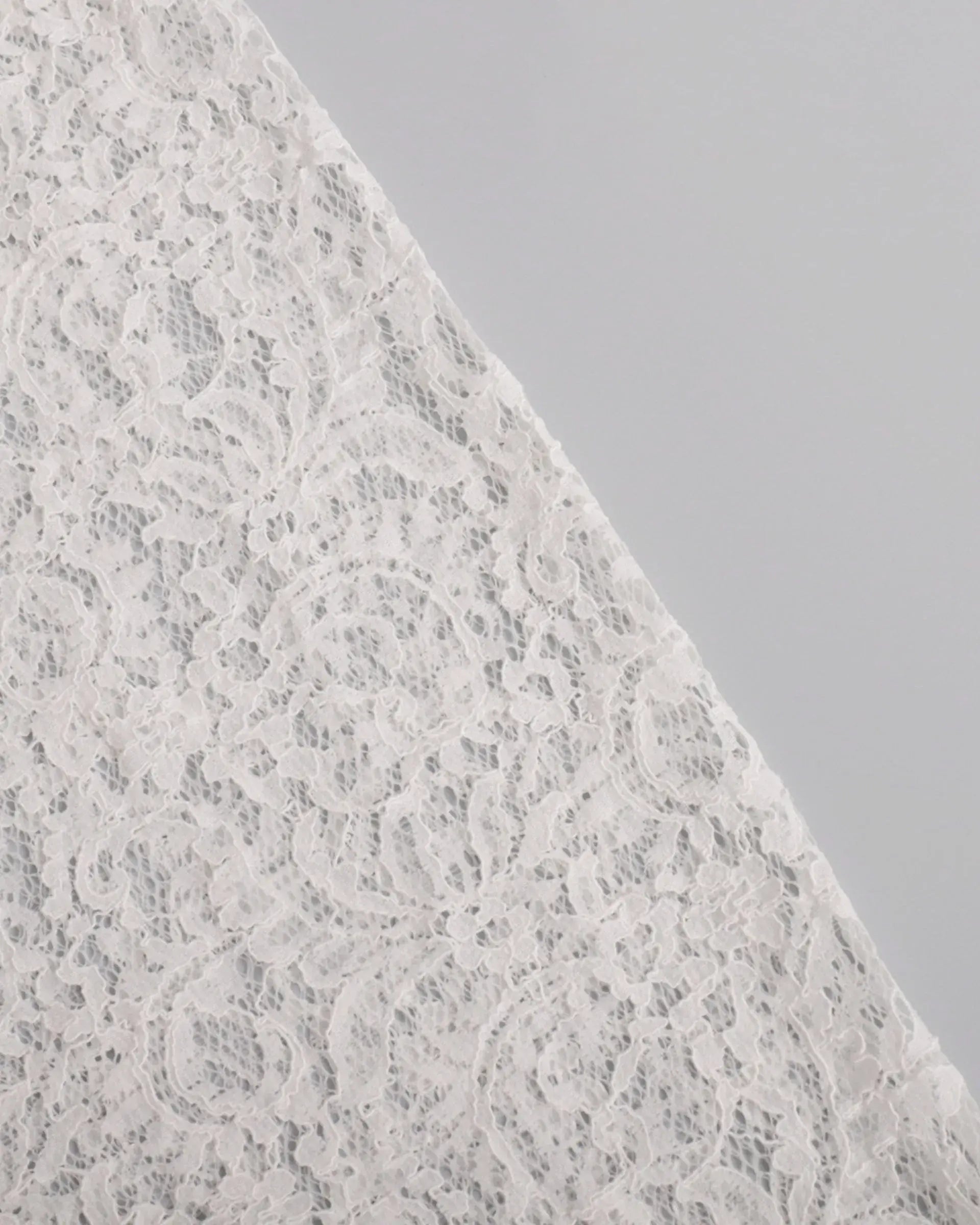 White Lace Skirt Back Slit